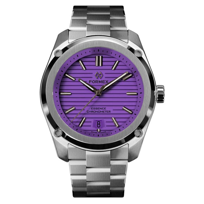 Formex Essence 39mm Swiss Splash Automatic Chronometer with Lavender Purple Dial #0333-1-6697-100