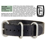 Bertucci A-1S Super Field Watch with Black Nylon Strap #10600