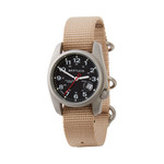 Bertucci A-1S Super Field Watch with Defender Khaki Nylon Strap #10601