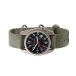 Bertucci A-1S Super Field Watch with Defender Drab Nylon Strap #10602
