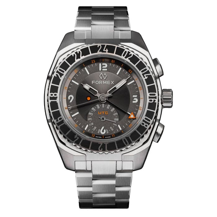 Formex Stratos UTC Automatic 41mm Watch with Grey Dial #1101.1.6421.111