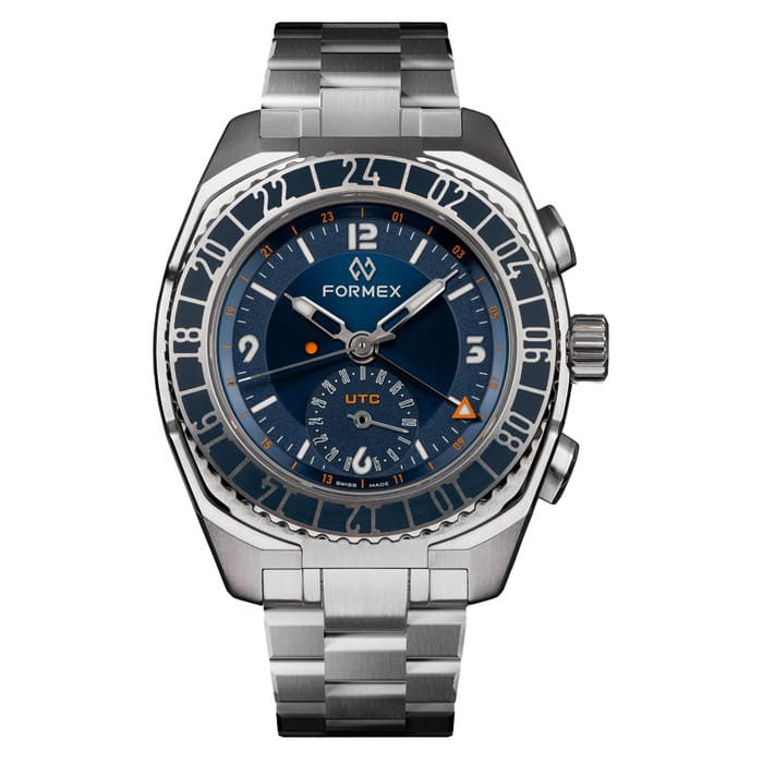 Formex Stratos UTC Automatic 41mm Watch with Blue Dial #1101.1.6431.111