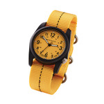 Bertucci DX3 Plus Field Watch with Pro-Yellow Dial #11120 tilt