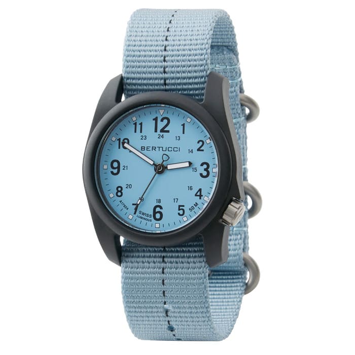 Bertucci DX3 Field Watch with Aquamarine Dial #11133