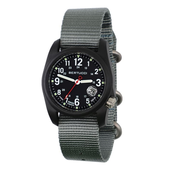 Bertucci DX3 Special Edition 10 Year Anniversary Watch with Vintage Drab Strap #11201