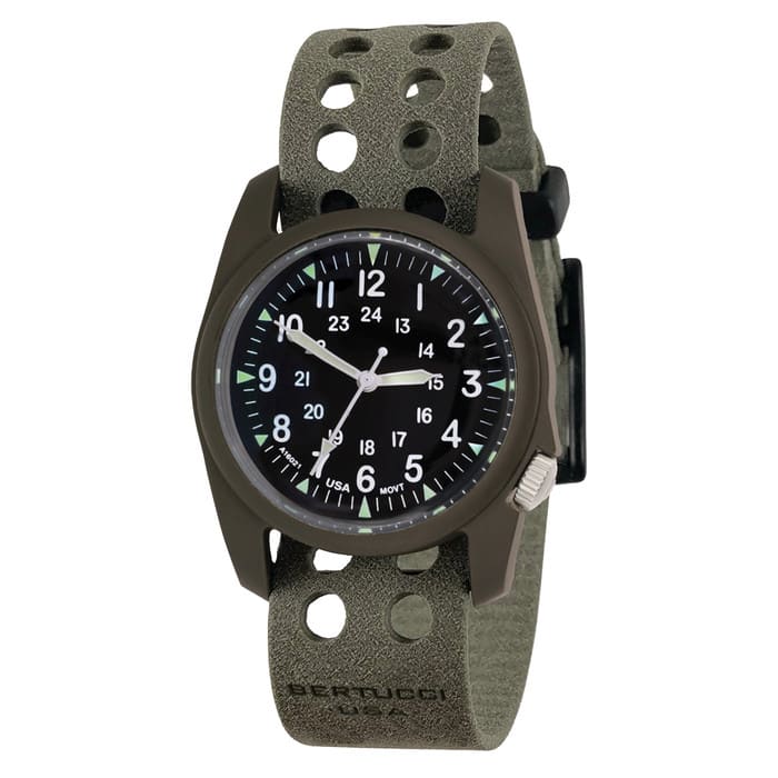 Bertucci A-2RA Retroform with USA Movement and Tridura Band #11606