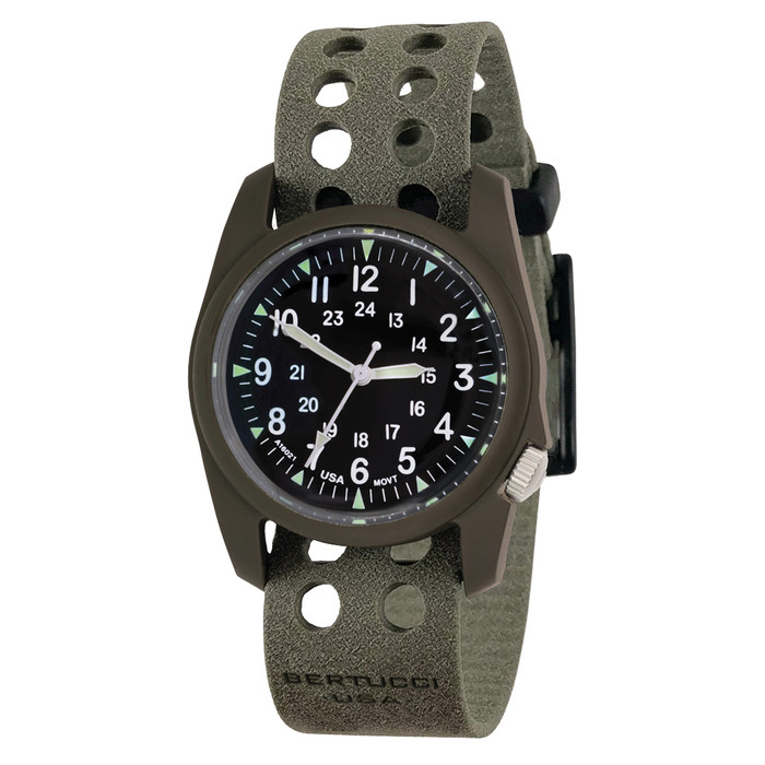 Bertucci A-2RA Retroform with USA Movement and Tridura Band #11606