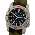 Bertucci A-2TR Field Pro Black Dial with Olive Nylon Strap #12115