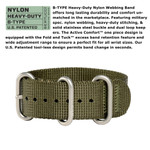 Bertucci A-2TR Field Pro Black Dial with Olive Nylon Strap #12115