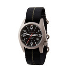 Bertucci A-7T Retrospec Solar Titanium Field Watch with Black Nylon Strap #12900
