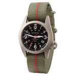 Bertucci A-7T Retrospec Solar Titanium Field Watch with Defender Drab Nylon Strap #12902