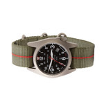 Bertucci A-7T Retrospec Solar Titanium Field Watch with Defender Drab Nylon Strap #12902