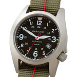 Bertucci A-7T Retrospec Solar Titanium Field Watch with Defender Drab Nylon Strap #12902