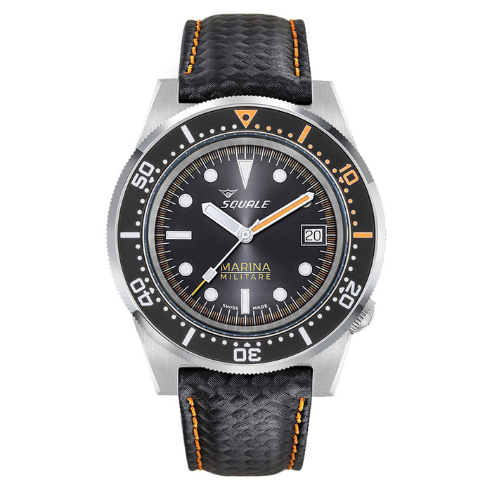 Squale 1521 Marina Militare Limited Edition with Black Dial #1521MARINA.MIBK