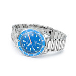 Squale 50 Atmos Swiss Automatic Polished Dive Watch with Blue Dial #1521OCN.SQ20L