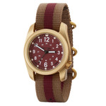 Bertucci A-2A Golden Field Watch with Legion Red Dial #16307
