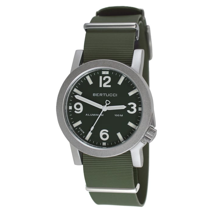 Bertucci Experior Anodized Aluminum Unibody Watch with Italian rubber strap #16509