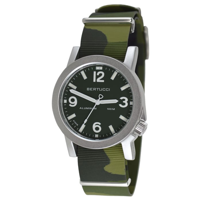 Bertucci Experior Anodized Aluminum Unibody Watch with Italian Rubber Strap #16513