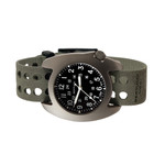 Bertucci D-3T Retroform Epic Field Watch with Black Dial and Tridura Strap #17022