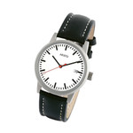 Aristo 39mm Bauhaus Railroad Watch #3H195 tilt