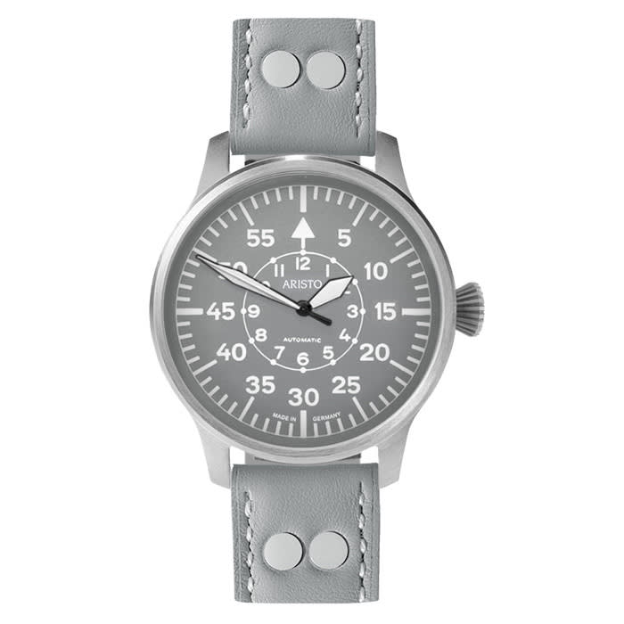 Aristo Swiss Automatic Pilot Watch with Grey B-Dial #3H231