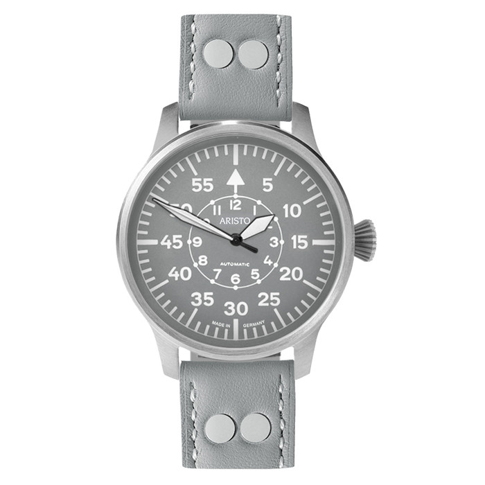 Aristo Swiss Automatic Pilot Watch with Grey B-Dial #3H231