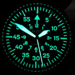 Aristo Swiss Automatic Pilot Watch with Black B-Dial #3H233