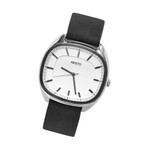 Aristo 41mm Classic Dress Watch with Rectangular Face and WhiteDial #4H230-L tilt