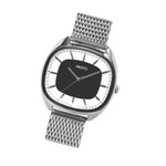 Aristo 36mm Classic Dress Watch with Rectangular Face and Black Dial #4H247-M tilt
