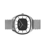 Aristo 36mm Classic Dress Watch with Rectangular Face and Black Dial #4H247-M side
