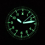 Aristo 40mm Titanium Swiss Automatic Aviator Watch #5H101TIBI