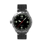 Aristo 42mm Swiss Automatic Left Crown Watch #7H164LH-LB