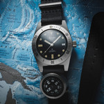 Aquastar Model 60 Re-Edition Dive Watch Combo Package #AS-835778