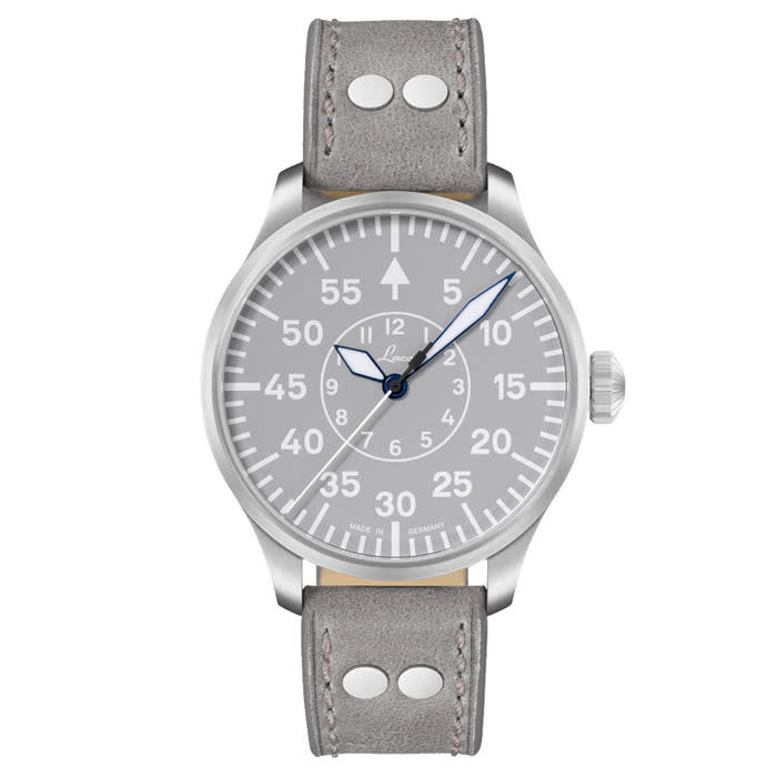 Laco Aachen Gray 42 Type B Dial Automatic Pilot Watch with Sapphire Crystal #862159