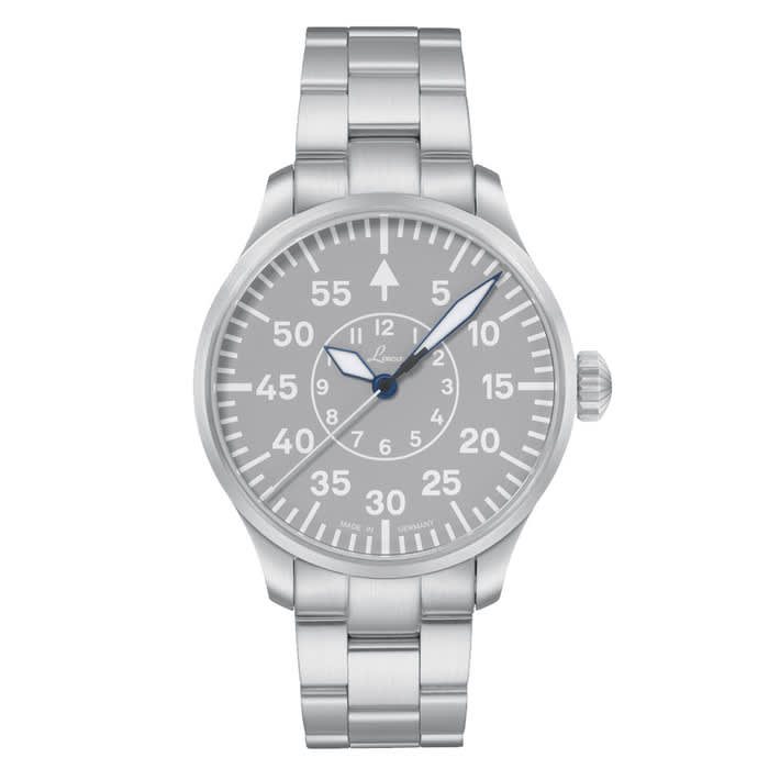 Laco Aachen Gray 42 Type B Dial Automatic Pilot Watch with Sapphire Crystal #862159.MB