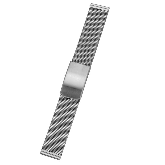 Vollmer 20mm Brushed Fine Stainless Steel Mesh Bracelet #90461H7