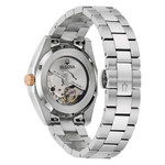 Bulova Surveyor Automatic Watch with Sunburst Maroon Dial #98B422