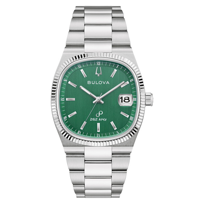 Bulova Super Seville Day-Date with Green Dial #96B439