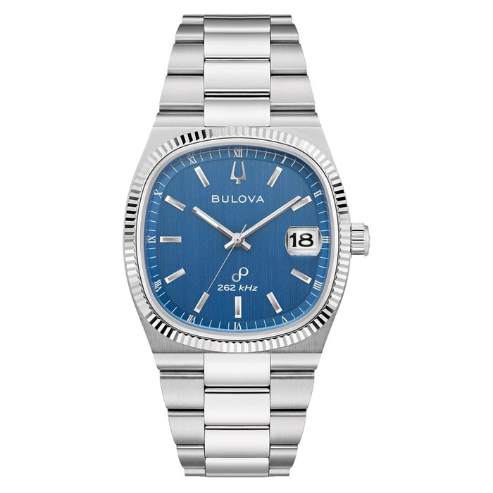 Bulova Super Seville Date Watch with Blue Dial #96B440