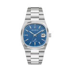 Bulova Super Seville Day-Date with Blue Dial #96B440