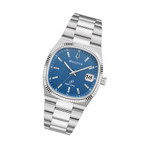 Bulova Super Seville Day-Date with Blue Dial #96B440