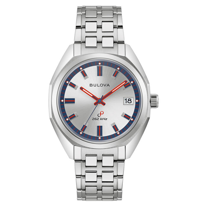Bulova Jet Star Limited Edition Watch with Precisionist Movement and Silver Dial #96K112