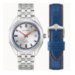 Bulova Jet Star Limited Edition Watch with Precisionist Movement and Silver Dial #96K112
