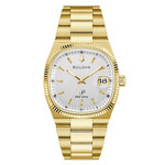 Bulova Super Seville Day-Date Gold-tone with White Dial #97B223