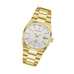 Bulova Super Seville Day-Date Gold-tone with White Dial #97B223