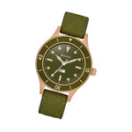 Bulova MIL SHIPS 41mm Automatic Bronze Watch with Big Dome Sapphire Crystal #98A324