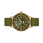 Bulova MIL SHIPS 41mm Automatic Bronze Watch with Big Dome Sapphire Crystal #98A324