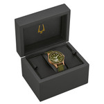 Bulova MIL SHIPS 41mm Automatic Bronze Watch with Big Dome Sapphire Crystal #98A324