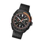 Bulova Racer Chronograph with Black Dial and Orange Accents #98B428