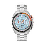 Bulova Racer Chronograph with Blue Dial and Orange Accents #98B432